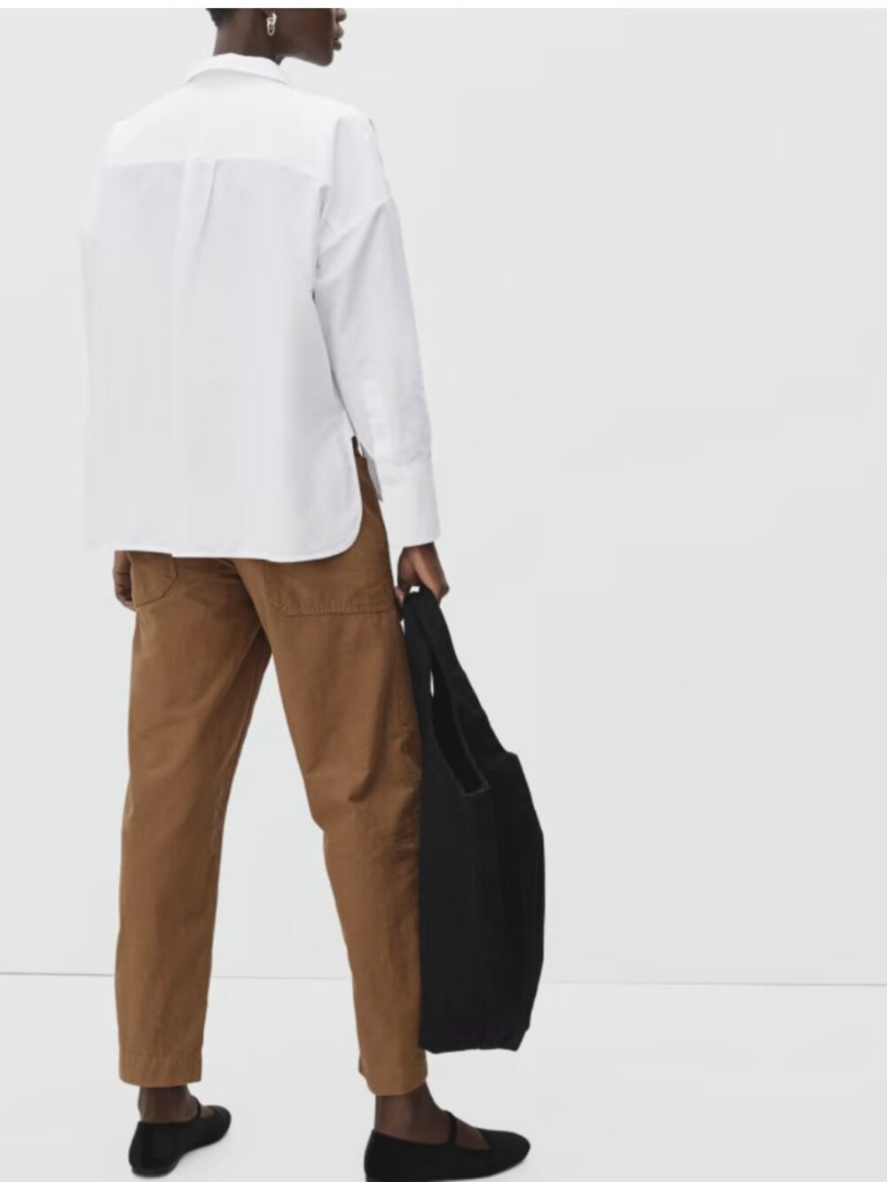 Everlane The Boxy Oxford White Organic Cotton Oversized Shirt M - Picture 2 of 13